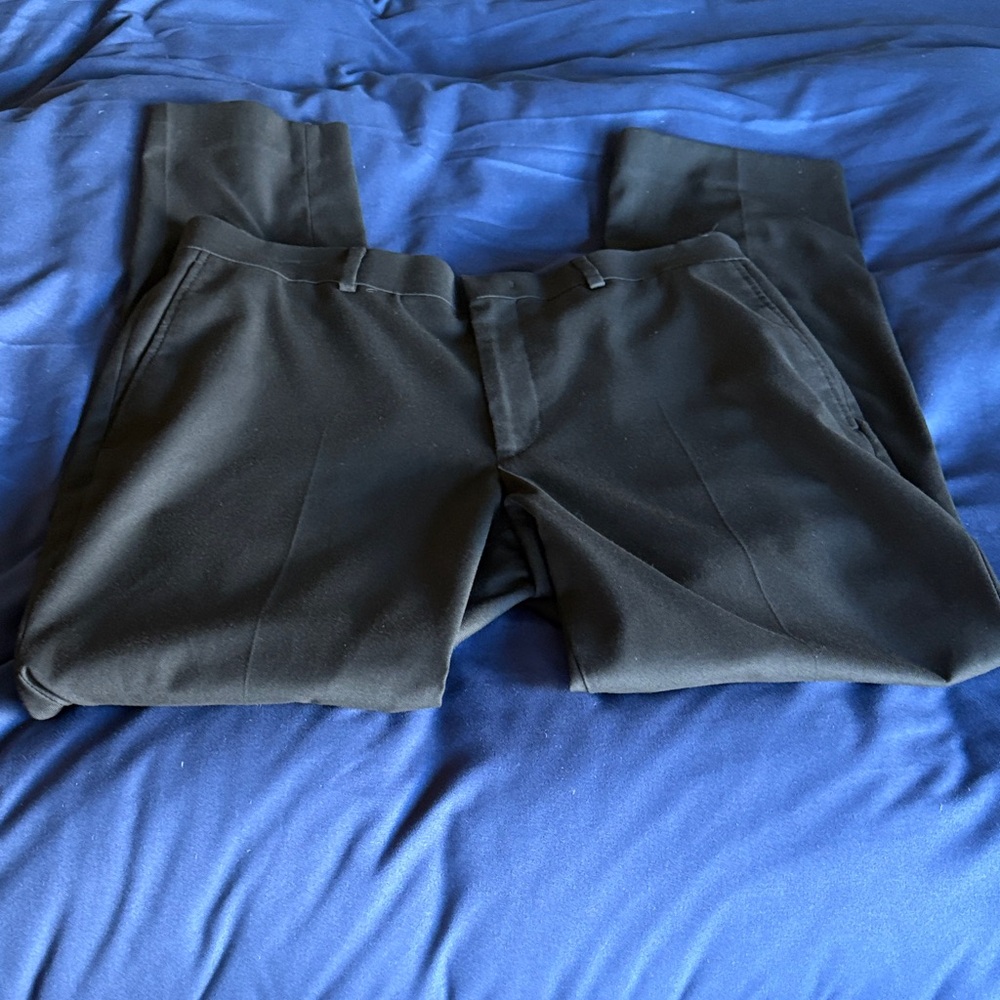 Apt 9 black slim fit, suit pant performance flex, sz 32X30